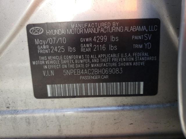 Photo 9 VIN: 5NPEB4AC2BH069083 - HYUNDAI SONATA GLS 