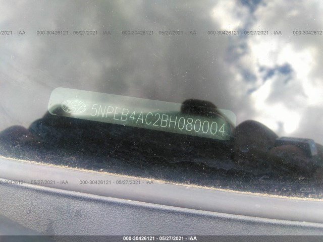 Photo 8 VIN: 5NPEB4AC2BH080004 - HYUNDAI SONATA 