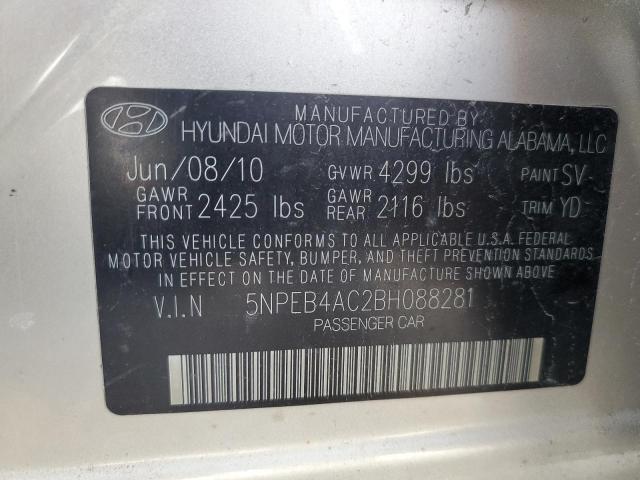 Photo 12 VIN: 5NPEB4AC2BH088281 - HYUNDAI SONATA GLS 