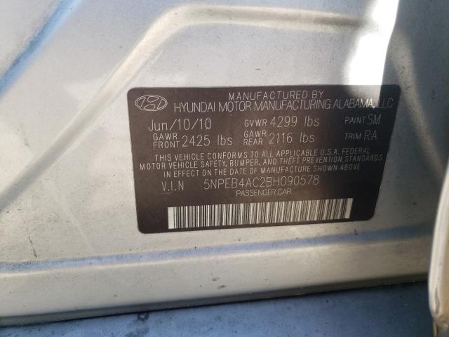 Photo 9 VIN: 5NPEB4AC2BH090578 - HYUNDAI SONATA GLS 