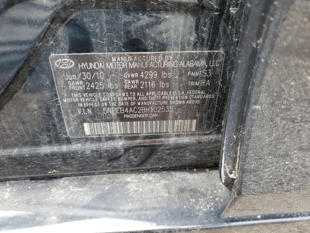 Photo 11 VIN: 5NPEB4AC2BH102535 - HYUNDAI SONATA 