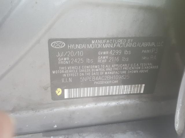 Photo 9 VIN: 5NPEB4AC2BH109825 - HYUNDAI SONATA GLS 