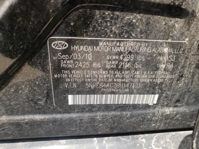 Photo 9 VIN: 5NPEB4AC2BH147121 - HYUNDAI SONATA GLS 