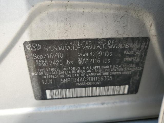 Photo 11 VIN: 5NPEB4AC2BH156305 - HYUNDAI SONATA GLS 