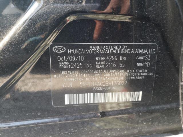 Photo 11 VIN: 5NPEB4AC2BH176022 - HYUNDAI SONATA 