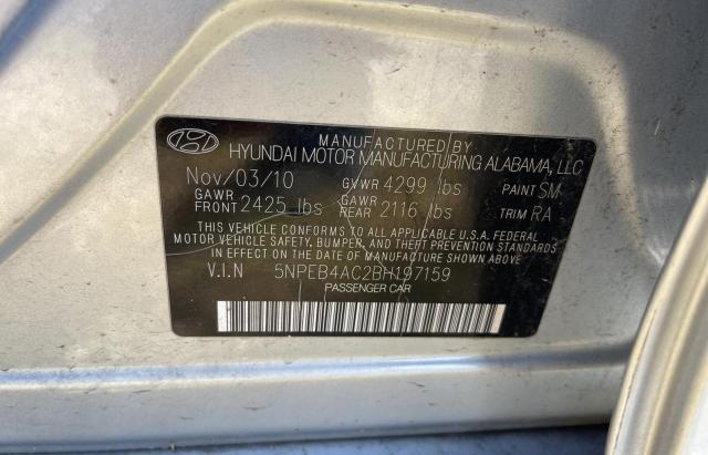 Photo 9 VIN: 5NPEB4AC2BH197159 - HYUNDAI SONATA GLS 