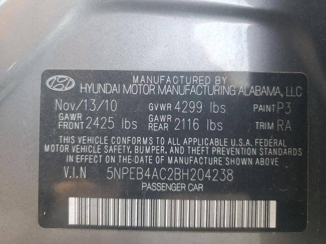 Photo 11 VIN: 5NPEB4AC2BH204238 - HYUNDAI SONATA GLS 