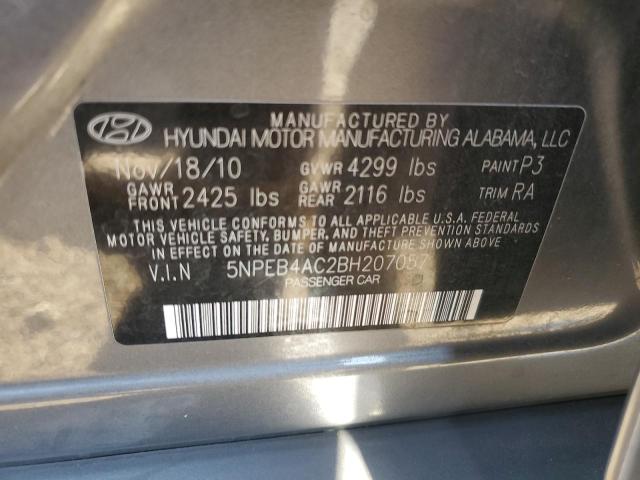 Photo 11 VIN: 5NPEB4AC2BH207057 - HYUNDAI SONATA GLS 