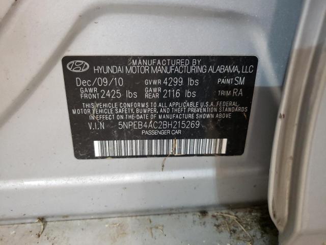 Photo 9 VIN: 5NPEB4AC2BH215269 - HYUNDAI SONATA 