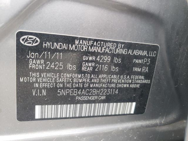 Photo 9 VIN: 5NPEB4AC2BH223114 - HYUNDAI SONATA GLS 