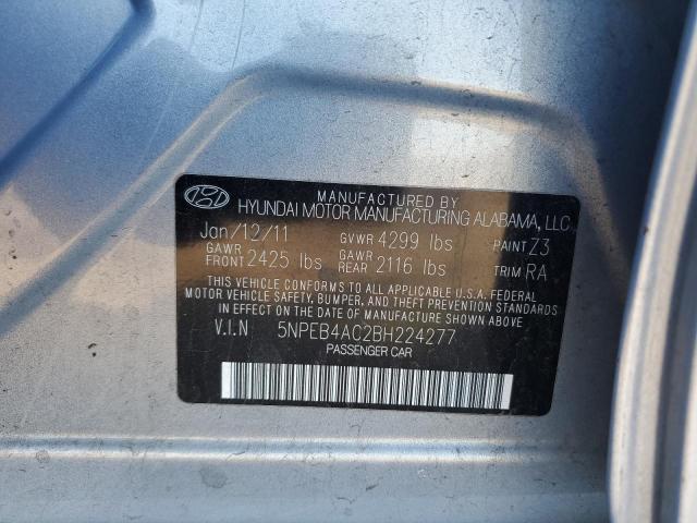 Photo 11 VIN: 5NPEB4AC2BH224277 - HYUNDAI SONATA GLS 