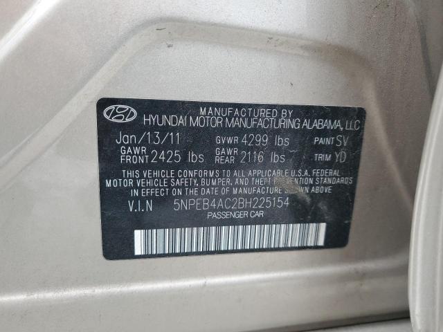 Photo 12 VIN: 5NPEB4AC2BH225154 - HYUNDAI SONATA GLS 