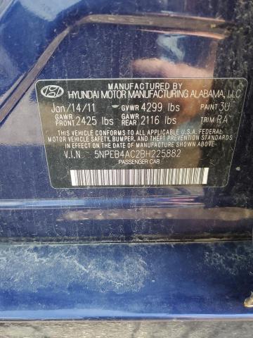 Photo 11 VIN: 5NPEB4AC2BH225882 - HYUNDAI SONATA 