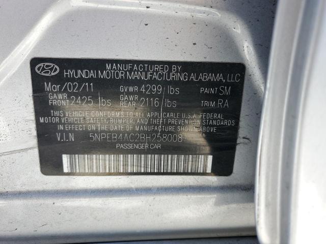 Photo 12 VIN: 5NPEB4AC2BH258008 - HYUNDAI SONATA GLS 