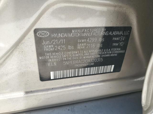 Photo 11 VIN: 5NPEB4AC2CH320315 - HYUNDAI SONATA GLS 