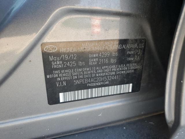 Photo 11 VIN: 5NPEB4AC2DH532441 - HYUNDAI SONATA 