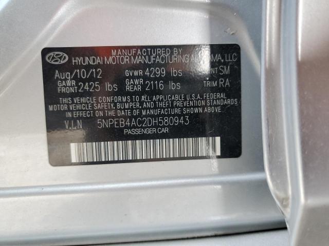 Photo 11 VIN: 5NPEB4AC2DH580943 - HYUNDAI SONATA 