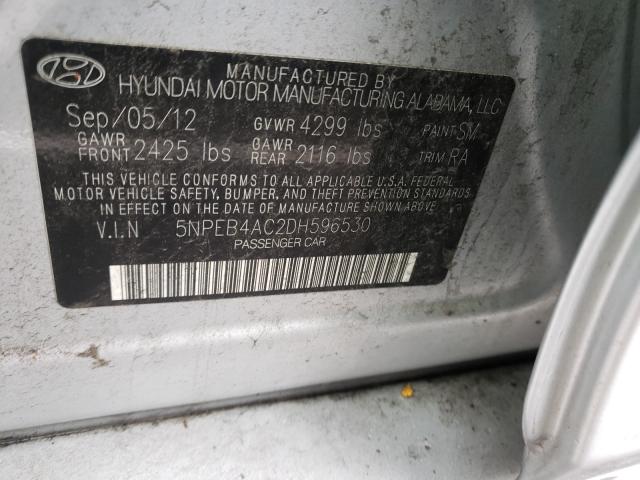 Photo 9 VIN: 5NPEB4AC2DH596530 - HYUNDAI SONATA 