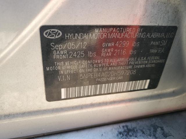 Photo 11 VIN: 5NPEB4AC2DH597208 - HYUNDAI SONATA 