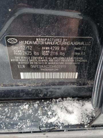 Photo 11 VIN: 5NPEB4AC2DH601919 - HYUNDAI SONATA 