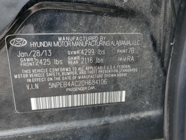 Photo 12 VIN: 5NPEB4AC2DH684106 - HYUNDAI SONATA 