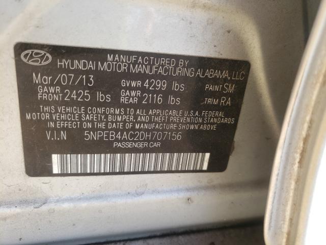 Photo 9 VIN: 5NPEB4AC2DH707156 - HYUNDAI SONATA GLS 