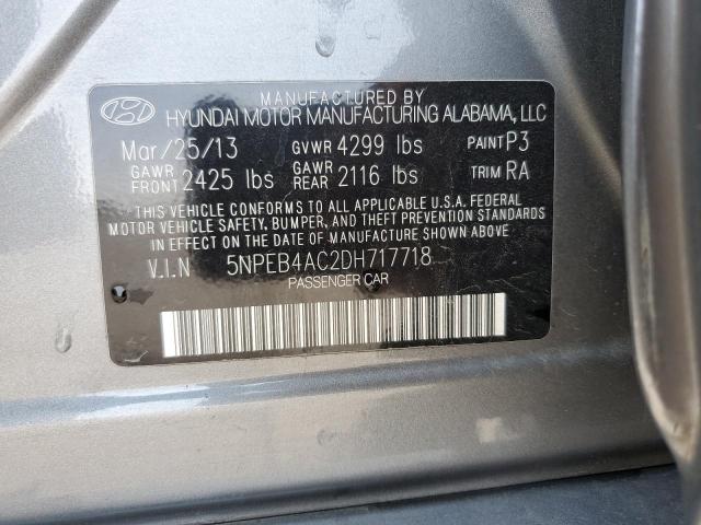 Photo 11 VIN: 5NPEB4AC2DH717718 - HYUNDAI SONATA 