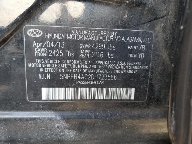 Photo 11 VIN: 5NPEB4AC2DH723566 - HYUNDAI SONATA 