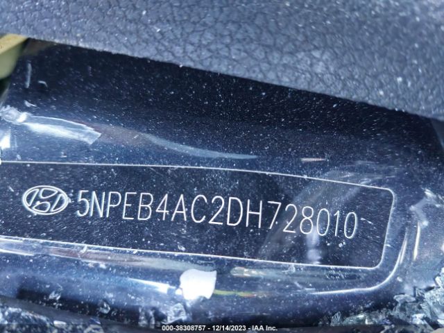 Photo 8 VIN: 5NPEB4AC2DH728010 - HYUNDAI SONATA 