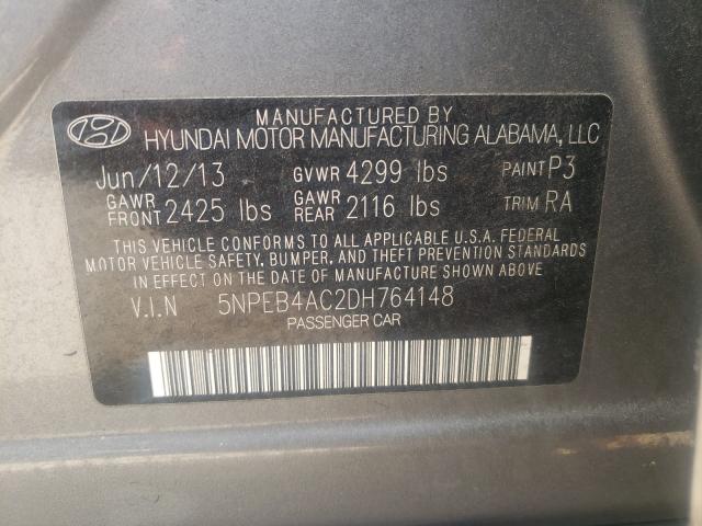 Photo 9 VIN: 5NPEB4AC2DH764148 - HYUNDAI SONATA GLS 