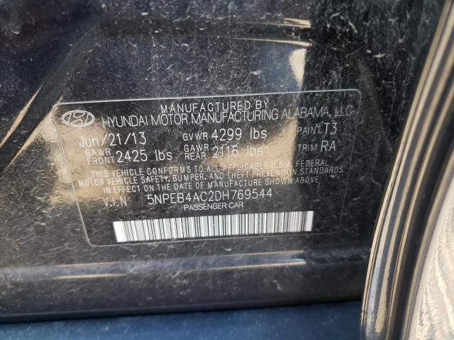 Photo 11 VIN: 5NPEB4AC2DH769544 - HYUNDAI SONATA 