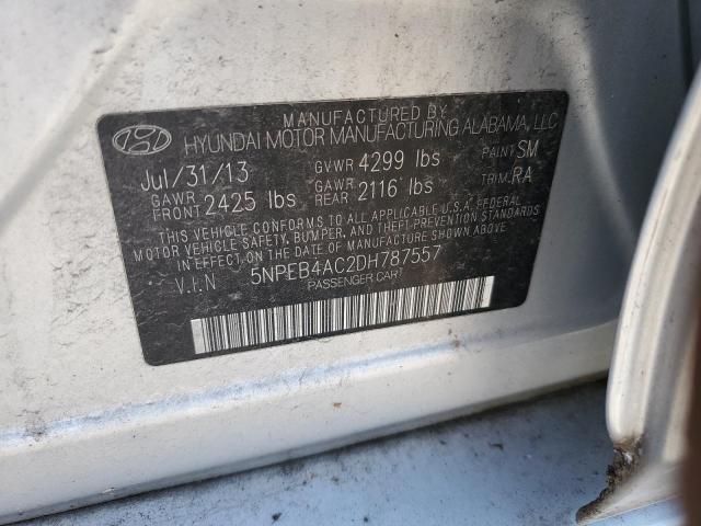 Photo 11 VIN: 5NPEB4AC2DH787557 - HYUNDAI SONATA GLS 