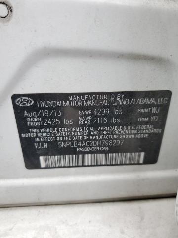 Photo 11 VIN: 5NPEB4AC2DH798297 - HYUNDAI SONATA GLS 