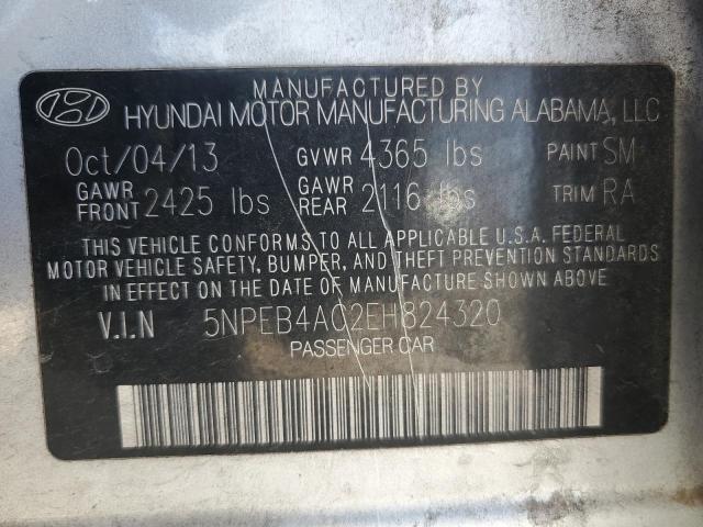 Photo 11 VIN: 5NPEB4AC2EH824320 - HYUNDAI SONATA GLS 