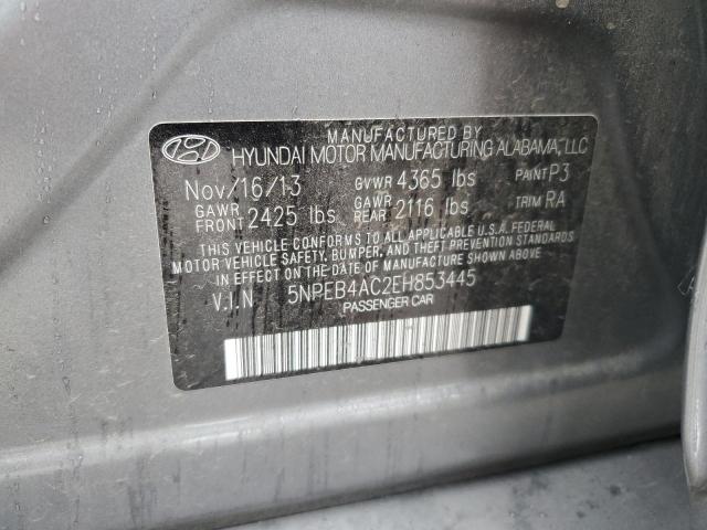 Photo 11 VIN: 5NPEB4AC2EH853445 - HYUNDAI SONATA GLS 