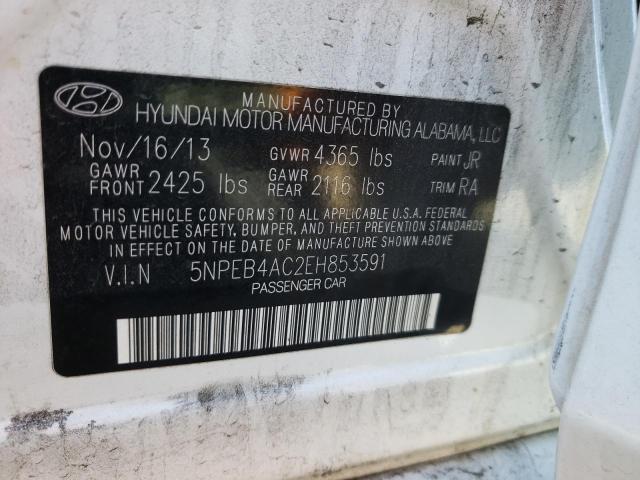 Photo 9 VIN: 5NPEB4AC2EH853591 - HYUNDAI SONATA GLS 