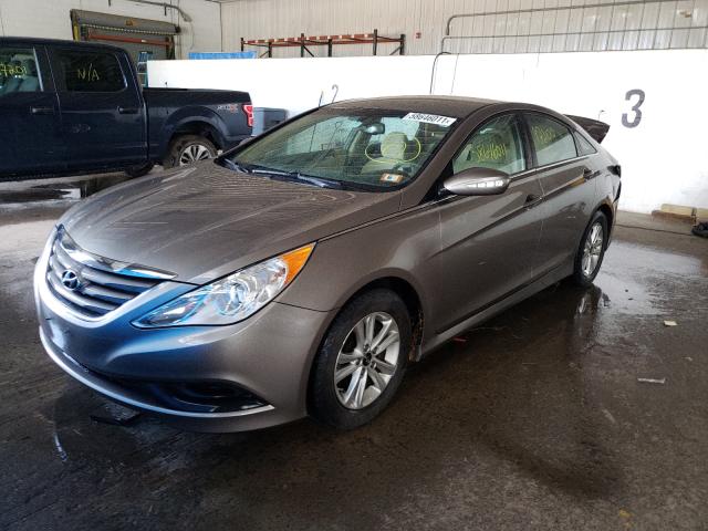 Photo 1 VIN: 5NPEB4AC2EH880273 - HYUNDAI SONATA GLS 