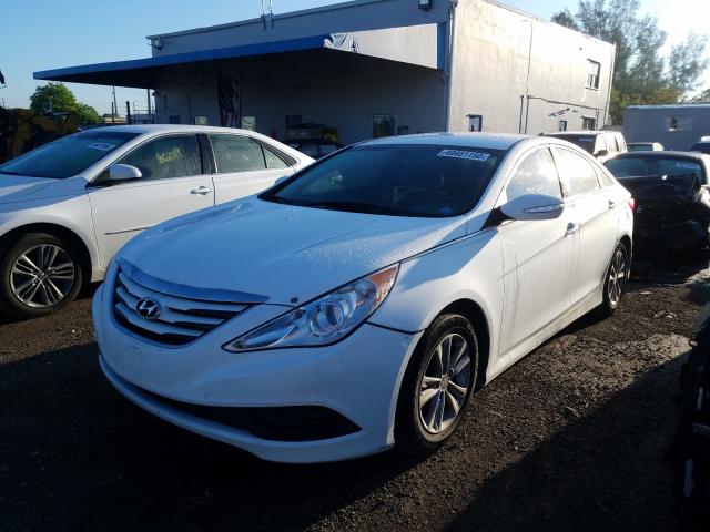 Photo 1 VIN: 5NPEB4AC2EH897896 - HYUNDAI SONATA GLS 