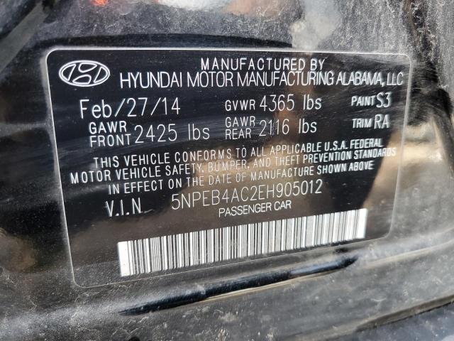 Photo 12 VIN: 5NPEB4AC2EH905012 - HYUNDAI SONATA GLS 