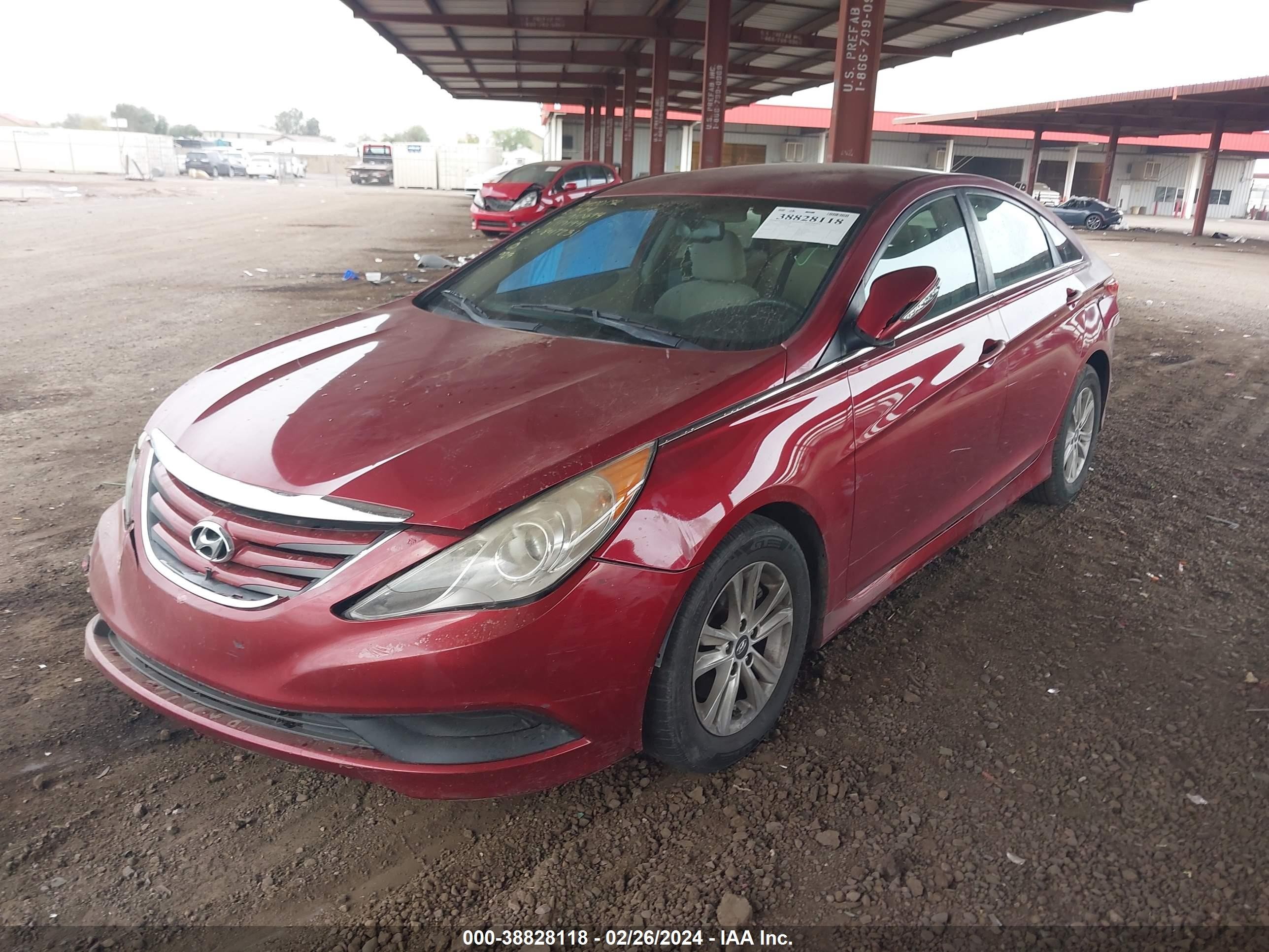 Photo 1 VIN: 5NPEB4AC2EH910694 - HYUNDAI SONATA 