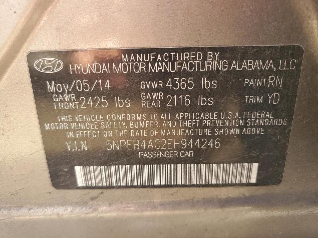 Photo 11 VIN: 5NPEB4AC2EH944246 - HYUNDAI SONATA GLS 