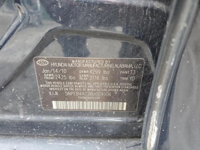 Photo 9 VIN: 5NPEB4AC3BH004906 - HYUNDAI SONATA GLS 