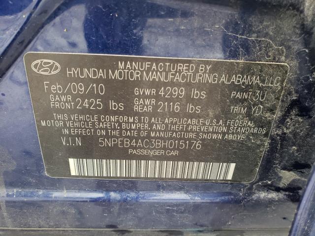 Photo 9 VIN: 5NPEB4AC3BH015176 - HYUNDAI SONATA GLS 