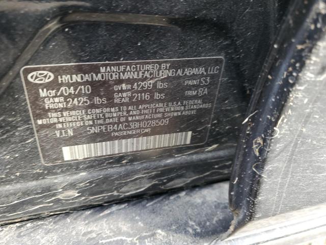 Photo 12 VIN: 5NPEB4AC3BH028509 - HYUNDAI SONATA GLS 