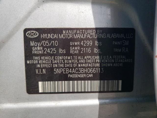 Photo 11 VIN: 5NPEB4AC3BH066113 - HYUNDAI SONATA GLS 