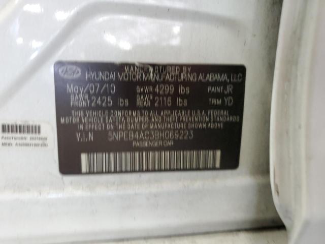 Photo 11 VIN: 5NPEB4AC3BH069223 - HYUNDAI SONATA GLS 