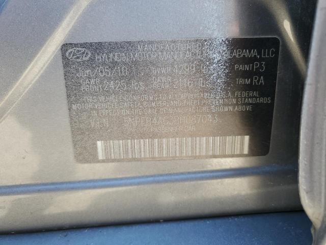 Photo 11 VIN: 5NPEB4AC3BH087043 - HYUNDAI SONATA GLS 