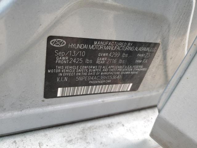 Photo 11 VIN: 5NPEB4AC3BH153641 - HYUNDAI SONATA GLS 