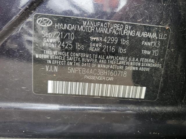 Photo 9 VIN: 5NPEB4AC3BH160718 - HYUNDAI SONATA 