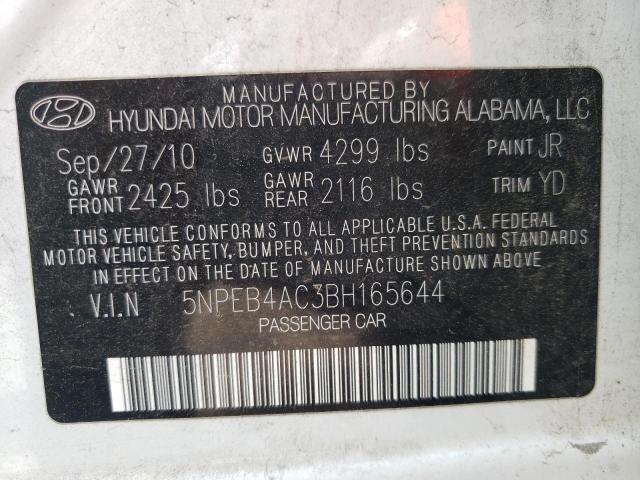 Photo 9 VIN: 5NPEB4AC3BH165644 - HYUNDAI SONATA GLS 